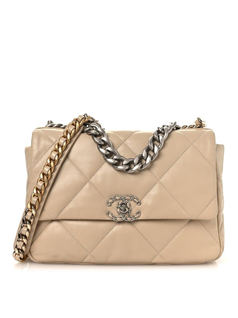 Lambskin Quilted Large Chanel 19 Flap #311319C40B